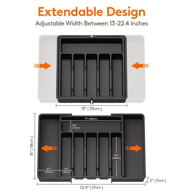 Title: Modular Drawer Organizer Tray