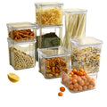 Airtight Kitchen Storage Jar – Transparent Food-Grade Plastic