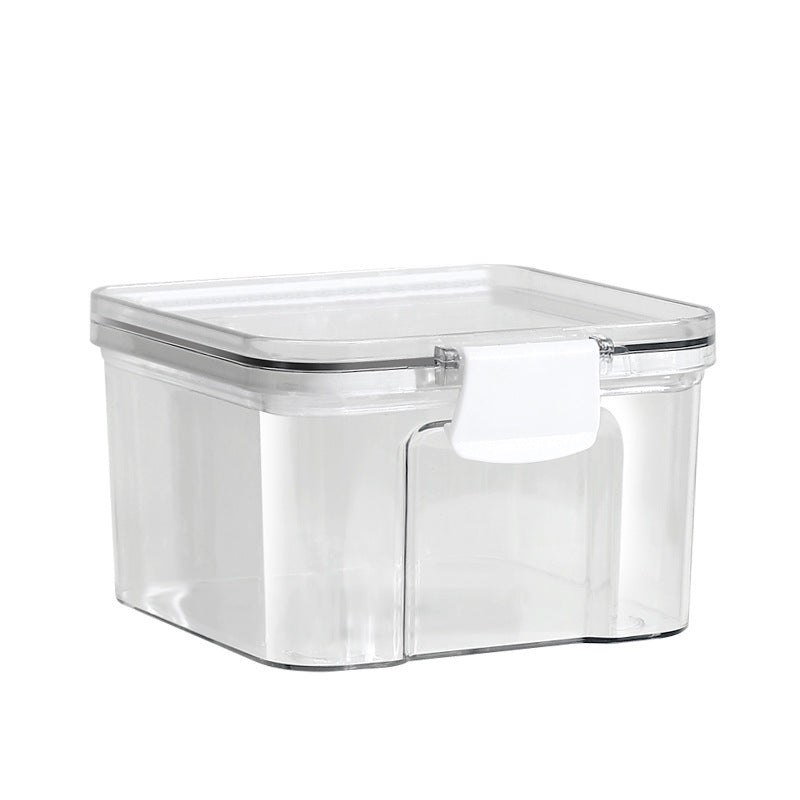 Airtight Kitchen Storage Jar – Transparent Food-Grade Plastic