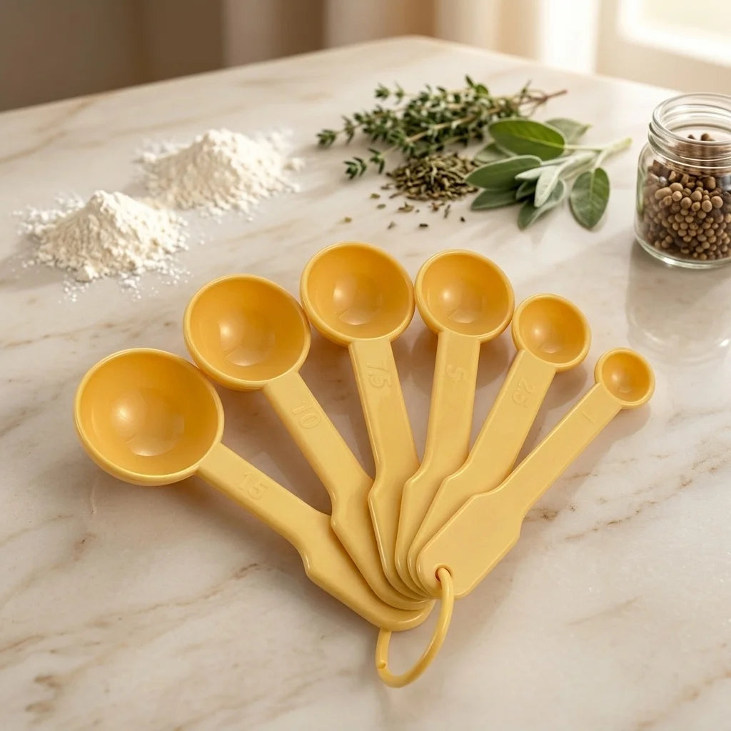 Measuring Spoon Set – 6 Piece Nestable Kitchen Spoons