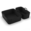 Reusable Silicone Air Fryer Liner — Dual Basket (6L/3L)